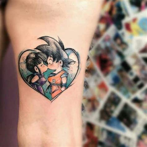 tatuajes de dragon ball para parejas|Tatuajes de dragon ball para parejas